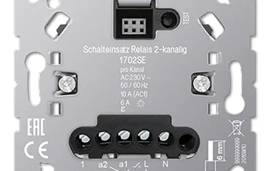 JUNG 1702SE Relaiseinsatz 2-fach
