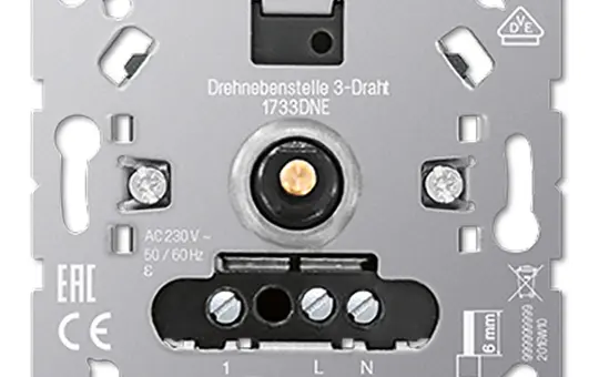 JUNG 1733DNE Drehnebenstelle 3-Draht