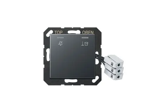 JUNG ACUKO5M24ANM Hotelabdeckung mit LED-Einheit Serie A 24 V | anthrazit matt