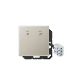 JUNG ESCUKO5M24 Hotelabdeckung mit LED-Einheit Serie LS 24 V | edelstahl