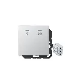 JUNG ALCUKO5M24 Hotelabdeckung mit LED-Einheit Serie LS 24 V | aluminium