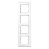 JUNG A5584BFWW Abdeckrahmen A 550 4-fach | alpinweiß