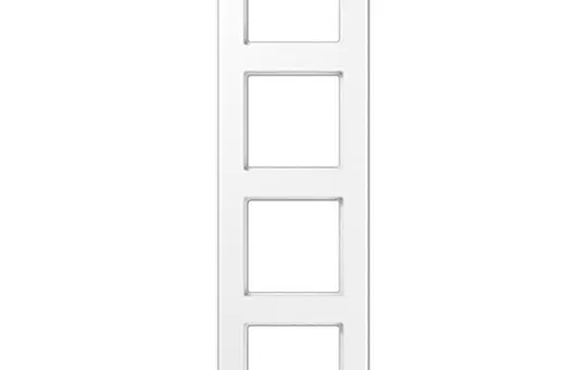 JUNG A5584BFWW Abdeckrahmen A 550 4-fach | alpinweiß