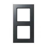JUNG A5582BFANM Abdeckrahmen A 550 2-fach | anthrazit matt