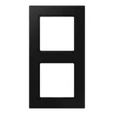 JUNG A5582BFSWM Abdeckrahmen A 550 2-fach | graphitschwarz matt