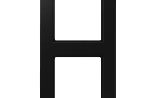 JUNG A5582BFSWM Abdeckrahmen A 550 2-fach | graphitschwarz matt