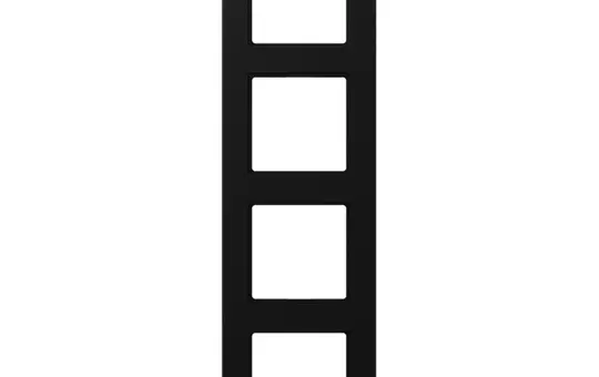 JUNG A5584BFSWM Abdeckrahmen A 550 4-fach | graphitschwarz matt