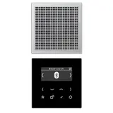 JUNG DABAL1BT Unterputzradio-Set Serie LS DAB+, Mono, Bluetooth | aluminium/schwarz