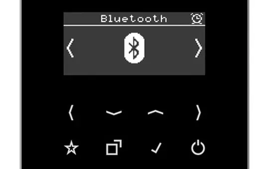 JUNG DABLSBTSW Unterputzradio Serie LS DAB+, Bluetooth | schwarz