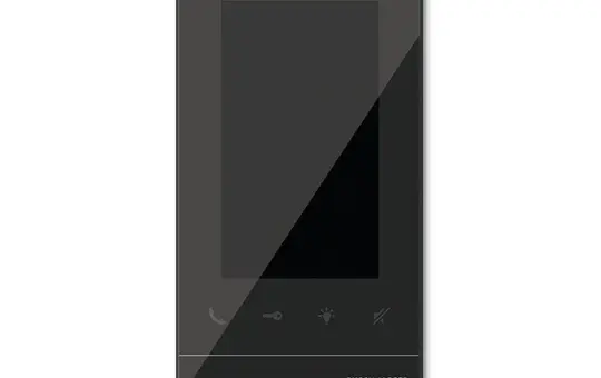 BUSCH-JAEGER 83222U-625 Innenstation Video Welcome Standard | glas schwarz | 5 Zoll