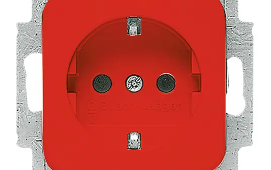 BUSCH-JAEGER 20EUC-217-101 EDV-Steckdose Reflex SI Standard | rot