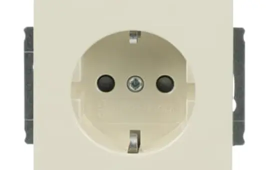 BUSCH-JAEGER 20EUCKS-14-82 EDV-Steckdose Future Berührungsschutz | elfenbeinweiß