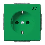 BUSCH-JAEGER 20EUC-13-82-101 EDV-Steckdose Future SV | grün