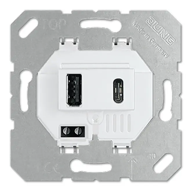 JUNG USB 15 CA WW USB-Ladegerät Alpinweiß