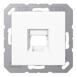 JUNG A1569-15WEWW Modular-Jack-Einsatz Serie A 1-fach, TE Connectivity | alpinweiß