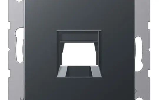 JUNG A1569-15WEANM Modular-Jack-Einsatz Serie A 1-fach, TE Connectivity | anthrazit matt