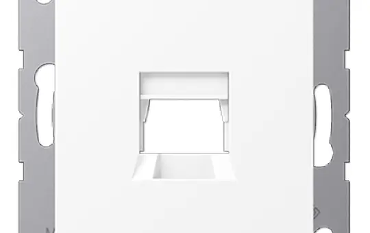 JUNG A1569-15WEWWM Modular-Jack-Einsatz Serie A 1-fach, TE Connectivity | schneeweiß matt