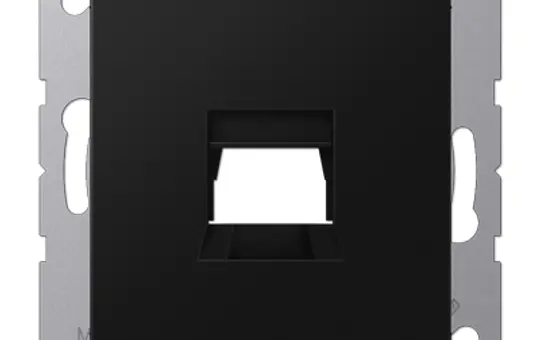 JUNG A1569-15WESWM Modular-Jack-Einsatz Serie A 1-fach, TE Connectivity | graphitschwarz matt