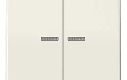 JUNG AS102KO5 KNX-Kontrollwippe Serie AS 2-fach | weiß