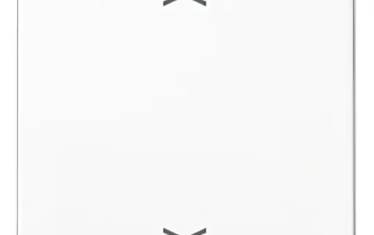 JUNG A101PBFWW KNX-Wippe mit Pfeilsymbolen Serie A 1-fach, Thermoplast | alpinweiß