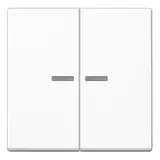 JUNG A102KO5WW KNX-Kontrollwippe Serie A 2-fach | alpinweiß