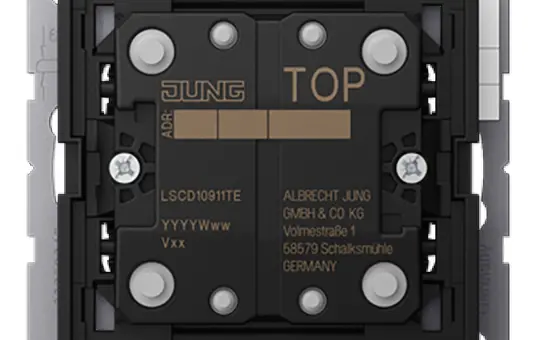 JUNG LSCD10911TE KNX-Tastsensor F10 LS 1-fach, Erweiterung