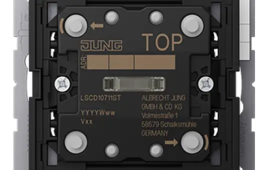 JUNG LSCD10711ST KNX-Tastsensor F10 LS 1-fach, Standard