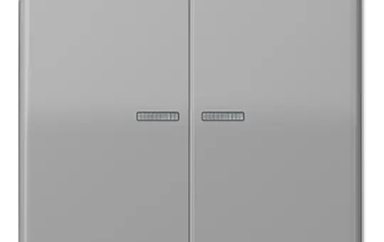 JUNG CD102KO5GR KNX-Kontrollwippe F10 Serie CD 2-fach | grau