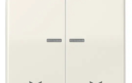 JUNG CD102KO5P KNX-Kontrollwippe mit Pfeils. F10 Serie CD 2-fach | weiß