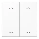 JUNG LS102PWW KNX-Wippe mit Pfeilsymbol F10 Serie LS 2-fach | alpinweiß