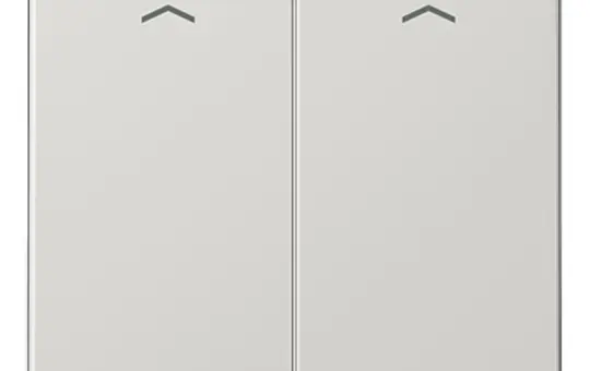 JUNG LS102PLG KNX-Wippe mit Pfeilsymbol F10 Serie LS 2-fach | lichtgrau