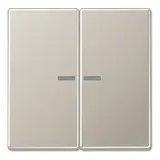 JUNG ES102KO5 KNX-Kontrollwippe F10 Serie LS 2-fach | edelstahl