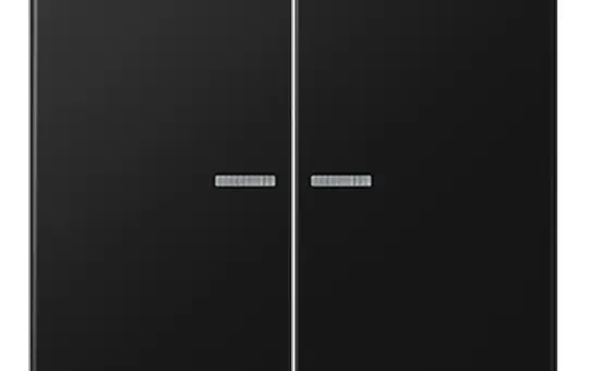 JUNG LS102KO5SWM KNX-Kontrollwippe F10 Serie LS 2-fach | graphitschwarz matt