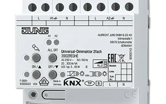 JUNG 3902REGHE KNX-Dimmaktor 2-fach