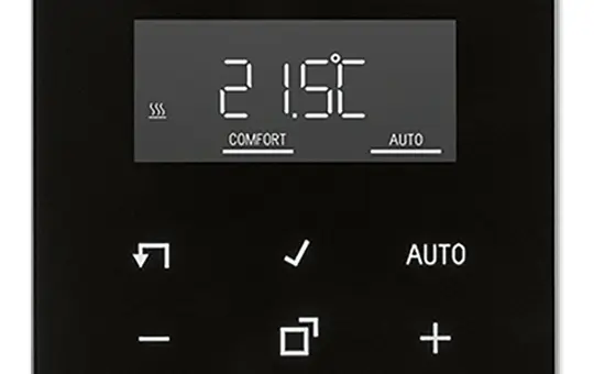 JUNG LS1790DSW Display zur Raumtemperaturregelung Serie LS Standard | schwarz