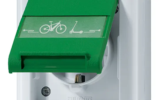 JUNG 820GNNAWEB E-Bike-SCHUKO-Steckdose 1-fach