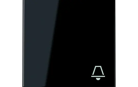 JUNG A590KSW beschr. Wippe Serie A 1-fach, Glocke | schwarz