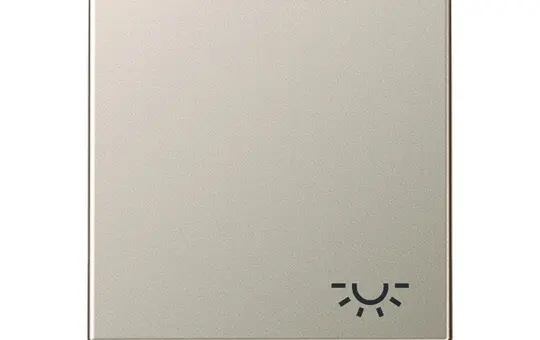 JUNG A590LCH beschr. Wippe Serie A 1-fach, Licht | champagner