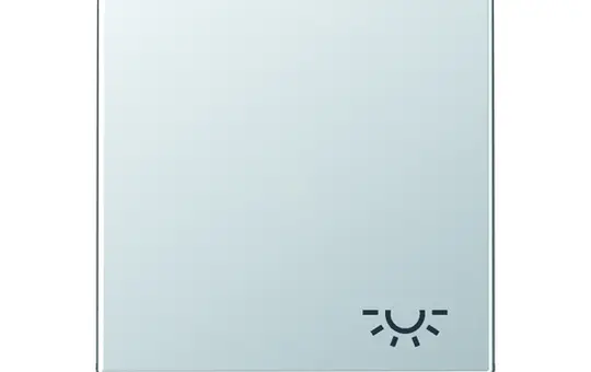 JUNG A590LAL beschr. Wippe Serie A 1-fach, Licht | aluminium