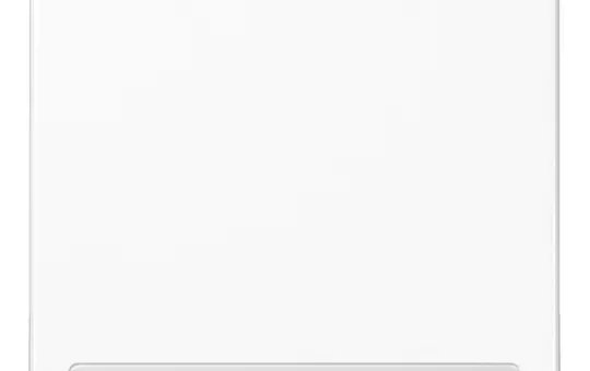 JUNG A590BFNAWW beschr. Wippe Serie A 1-fach, Schriftfeld | alpinweiß