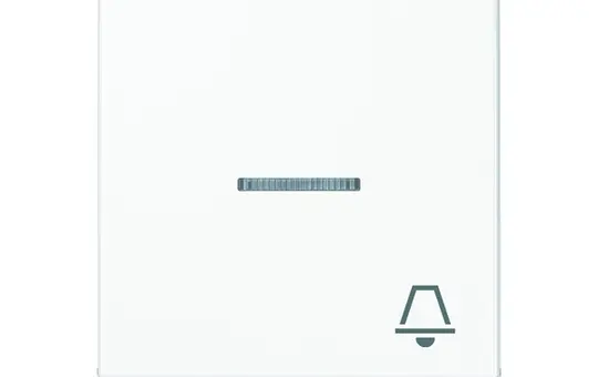 JUNG A590KO5KWW beschr. Kontrollwippe Serie A 1-fach, Glocke | alpinweiß