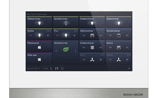 BUSCH-JAEGER H8236-4W-03 Touchpanel IP touch LAN/WLAN | weiß | 7 Zoll