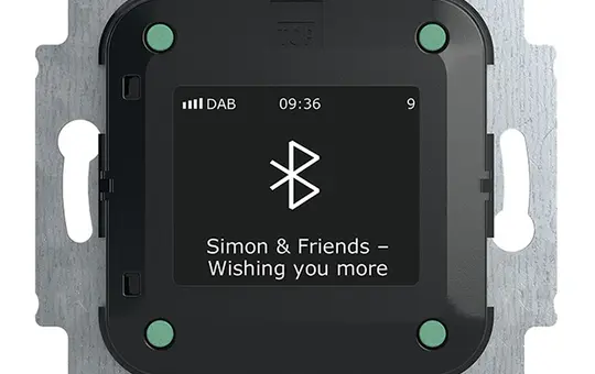 BUSCH-JAEGER 8217U-101 Unterputzradio-Einsatz DAB+, Bluetooth