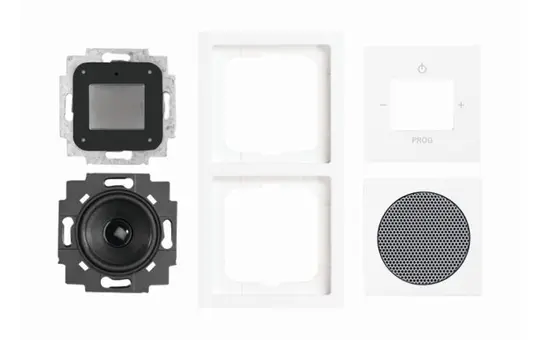 BUSCH-JAEGER 8270UJ-84-101 Unterputzradio-Set Future DAB+, Mono, Bluetooth | studioweiß