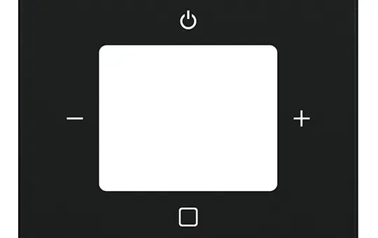 BUSCH-JAEGER 8252-885-101 UP-Radioabdeckung Future schwarz matt