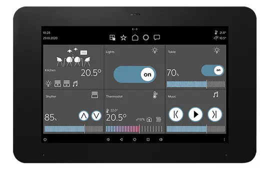 JUNG SP0081U KNX-Smart-Panel schwarz | 8 Zoll