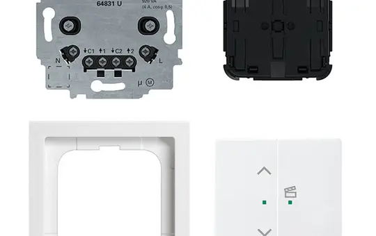 BUSCH-JAEGER 62731/UJ-84-WL Jalousie-Set flex WL Future studioweiß