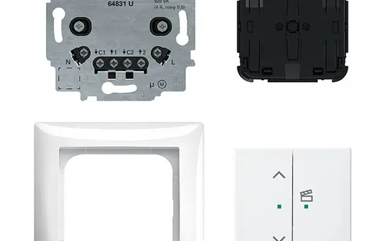 BUSCH-JAEGER 62731/UJ-914-WL Jalousie-Set flex Balance SI alpinweiß