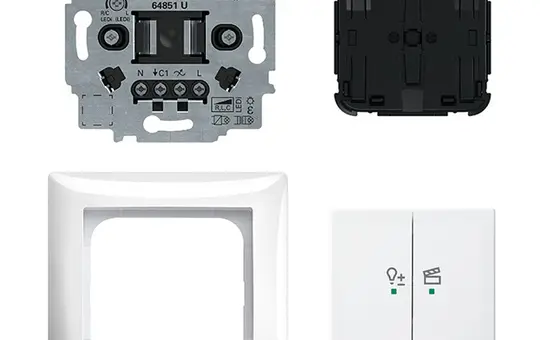 BUSCH-JAEGER 62851UJ-914-WL Dimmer-Set flex Balance SI alpinweiß