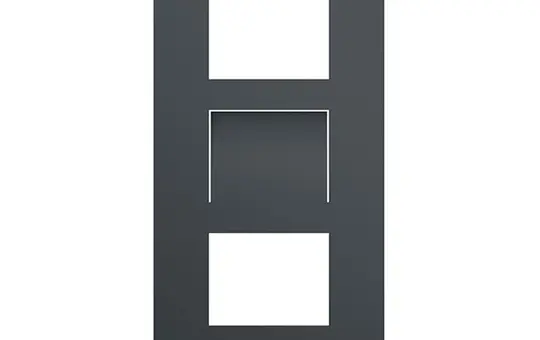 BUSCH-JAEGER 41383CF-B-03 Frontplatte Video Welcome Gr. 1/3 | anthrazit